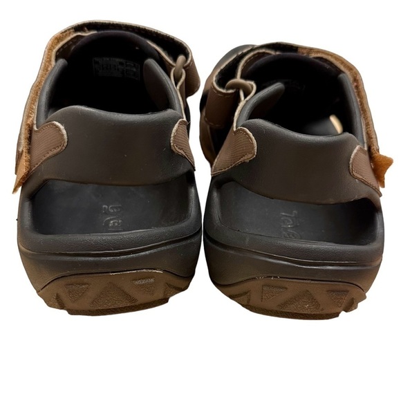 Teva Flintwood Closed Toe Water Hiking Outdoor Sandals Brown Mens Size 10 - Picture 7 of 9